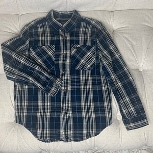 Polo Ralph Lauren Boys Long Sleeve Flannel Workshirt BluePlaid size 6